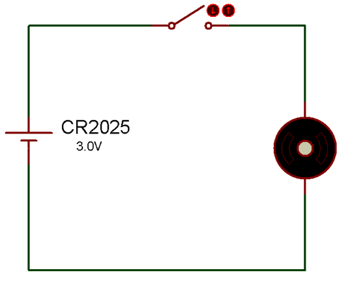 电路采用cr2025电池