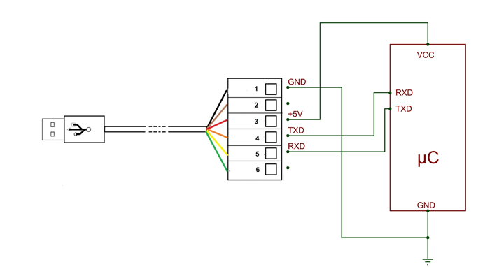 FTDI电缆电路图