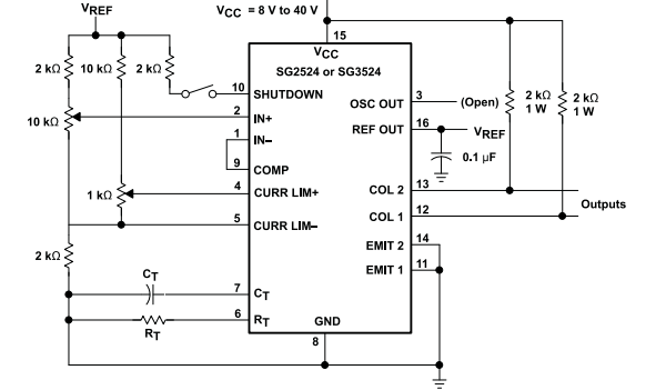 SG2524.Application Circuit