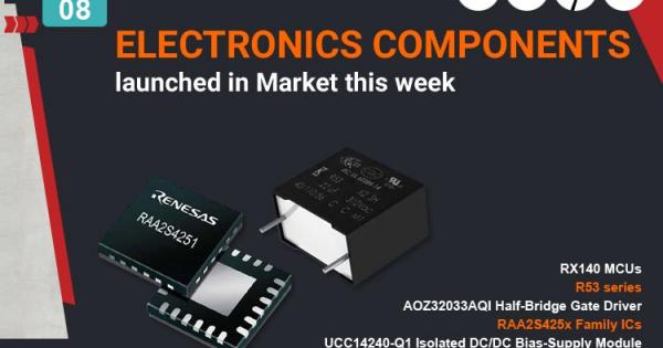 电子元件本周上市- 10月8日